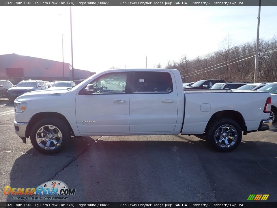 2020 Ram 1500 Big Horn Crew Cab 4x4 Bright White / Black Photo #2