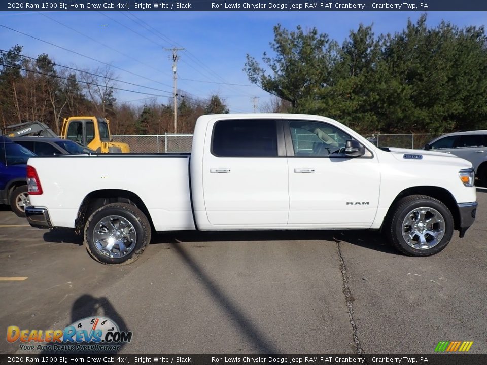 2020 Ram 1500 Big Horn Crew Cab 4x4 Bright White / Black Photo #6