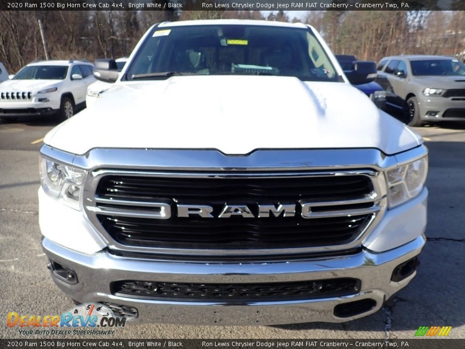 2020 Ram 1500 Big Horn Crew Cab 4x4 Bright White / Black Photo #8