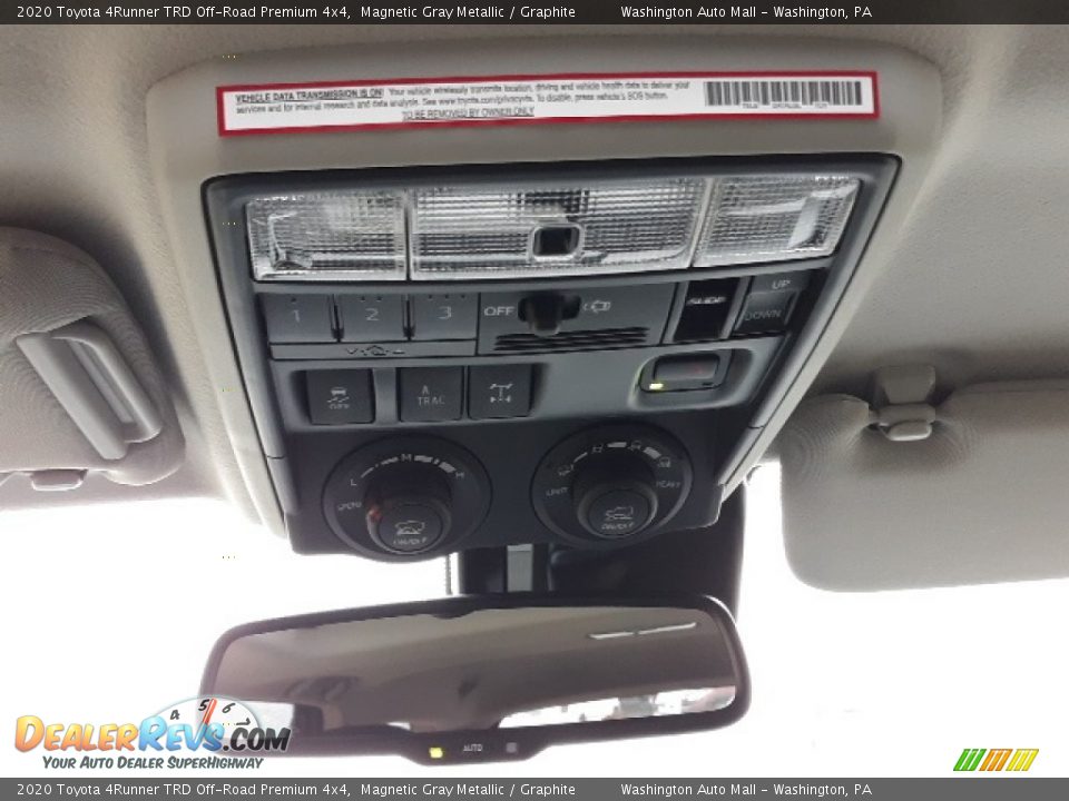 2020 Toyota 4Runner TRD Off-Road Premium 4x4 Magnetic Gray Metallic / Graphite Photo #6