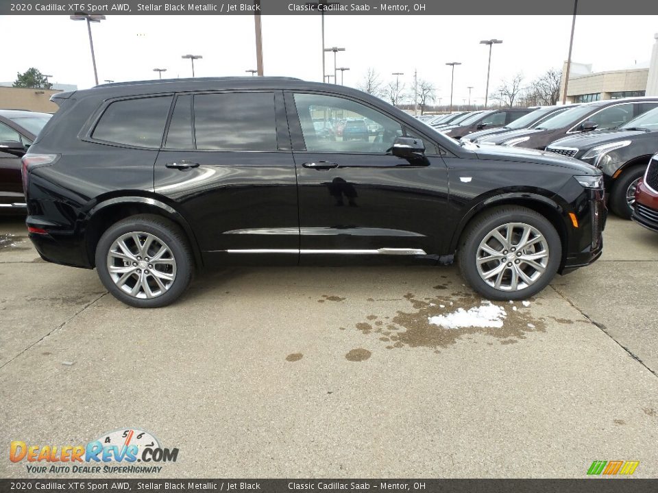 2020 Cadillac XT6 Sport AWD Stellar Black Metallic / Jet Black Photo #2