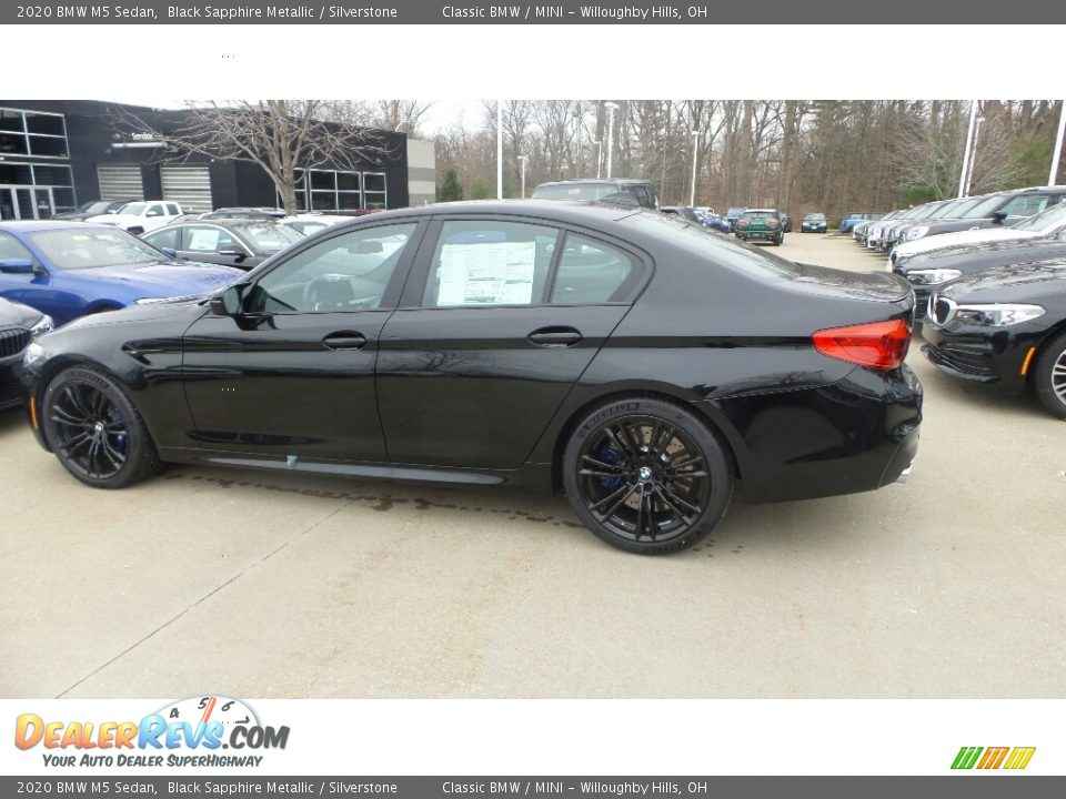 2020 BMW M5 Sedan Black Sapphire Metallic / Silverstone Photo #5