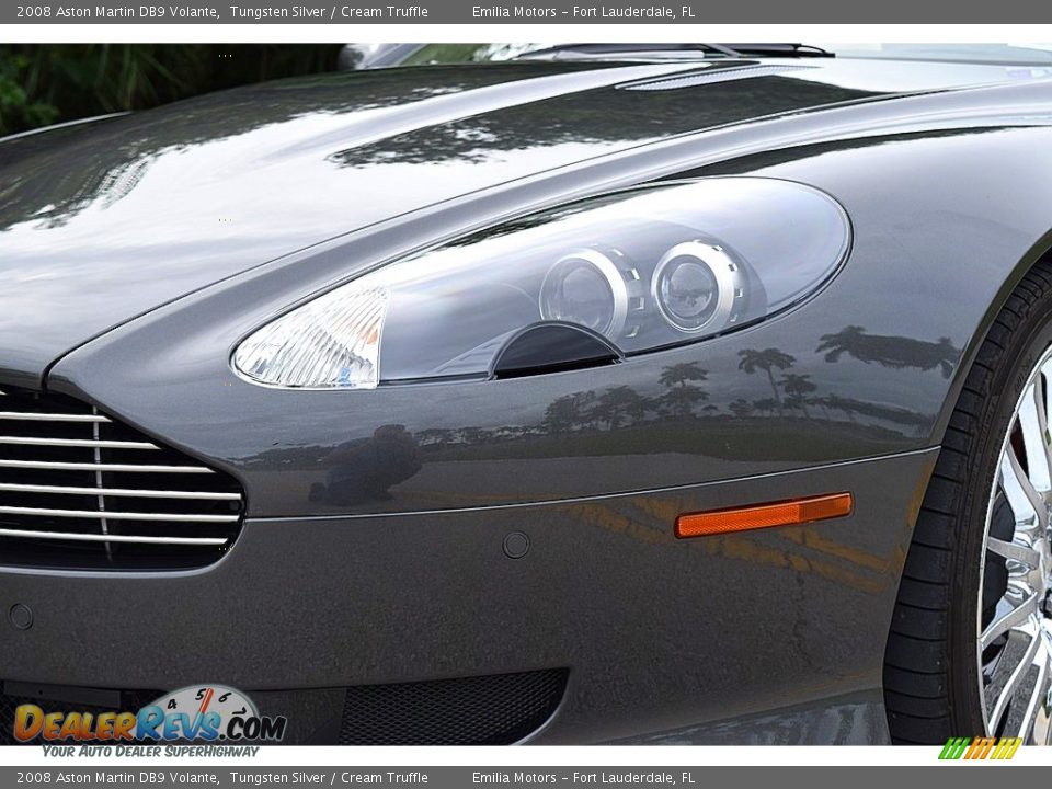 2008 Aston Martin DB9 Volante Tungsten Silver / Cream Truffle Photo #20