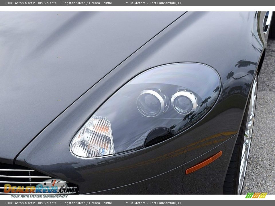 2008 Aston Martin DB9 Volante Tungsten Silver / Cream Truffle Photo #22