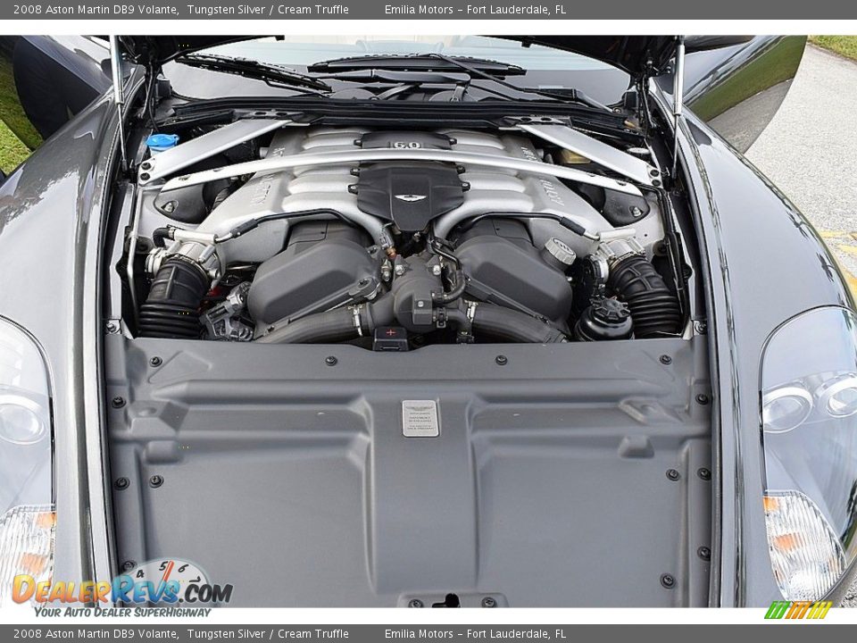 2008 Aston Martin DB9 Volante 6.0 Liter DOHC 48-Valve V12 Engine Photo #32