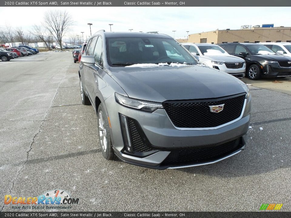 2020 Cadillac XT6 Sport AWD Satin Steel Metallic / Jet Black Photo #1