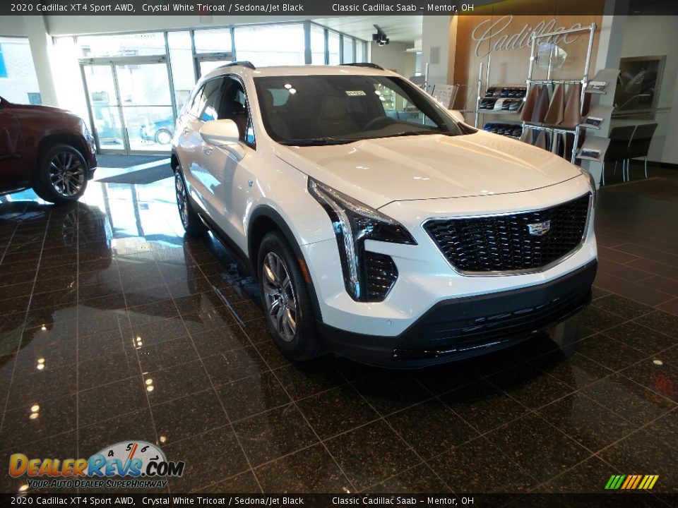2020 Cadillac XT4 Sport AWD Crystal White Tricoat / Sedona/Jet Black Photo #1