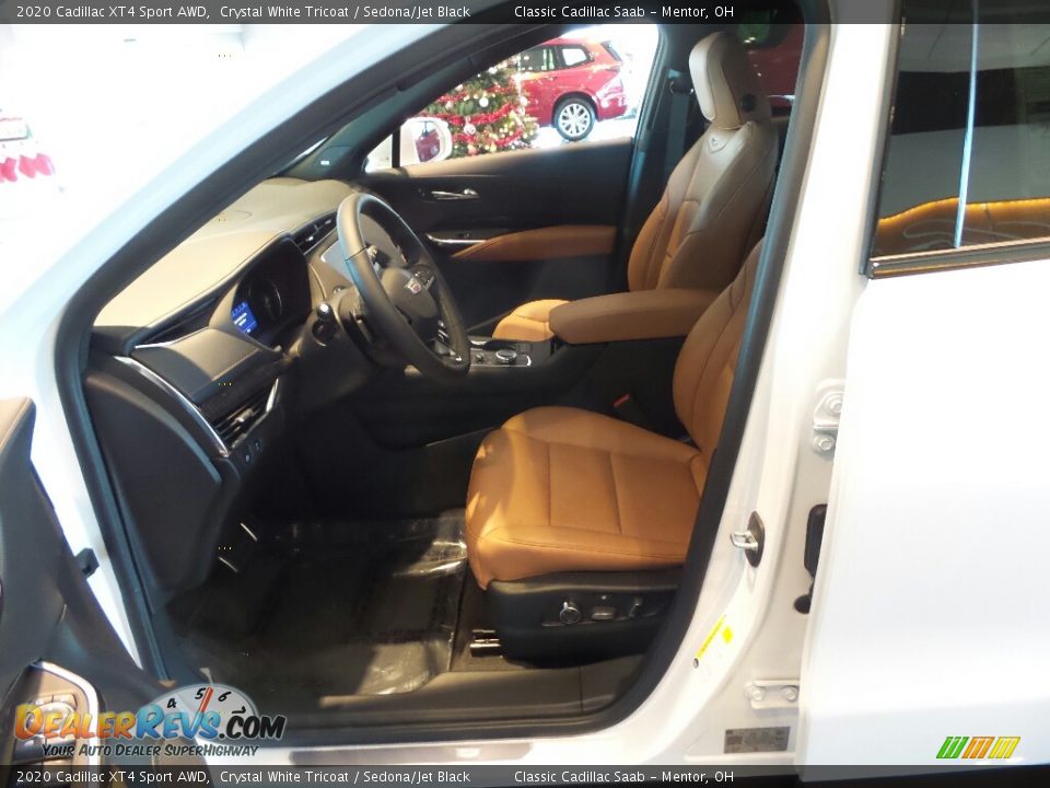 2020 Cadillac XT4 Sport AWD Crystal White Tricoat / Sedona/Jet Black Photo #3