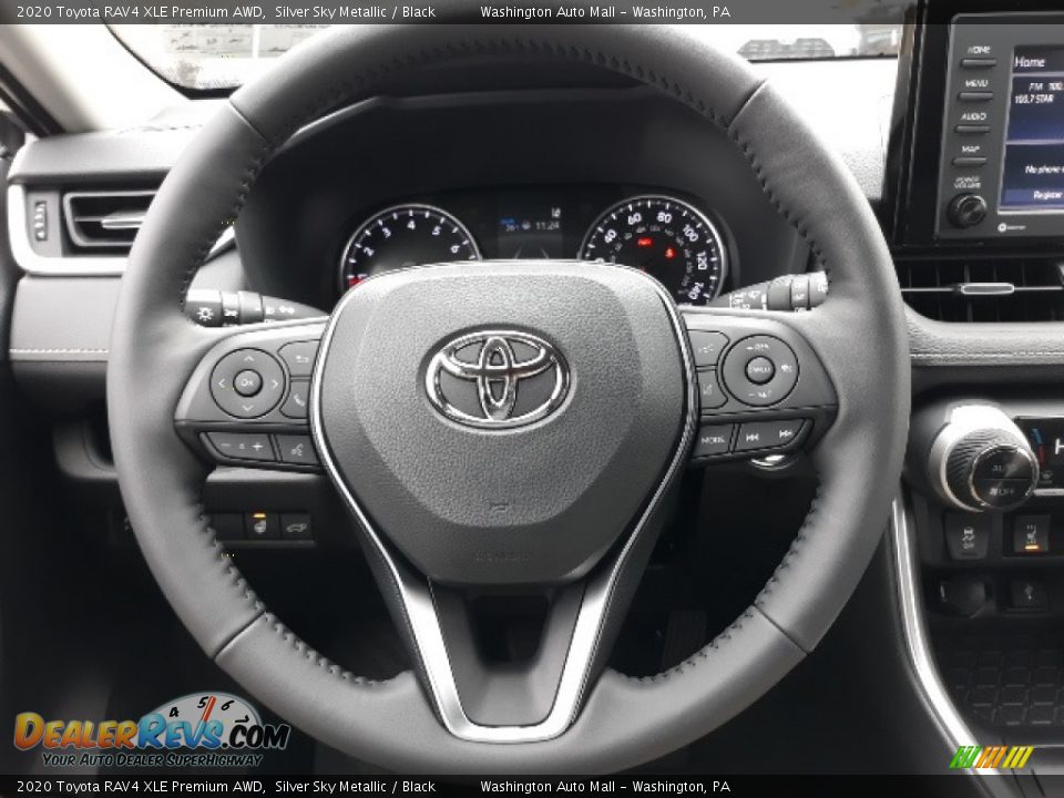 2020 Toyota RAV4 XLE Premium AWD Silver Sky Metallic / Black Photo #10