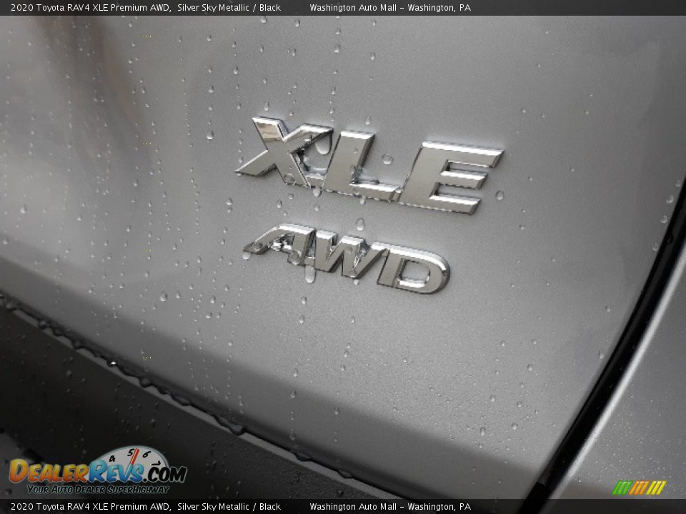 2020 Toyota RAV4 XLE Premium AWD Silver Sky Metallic / Black Photo #19