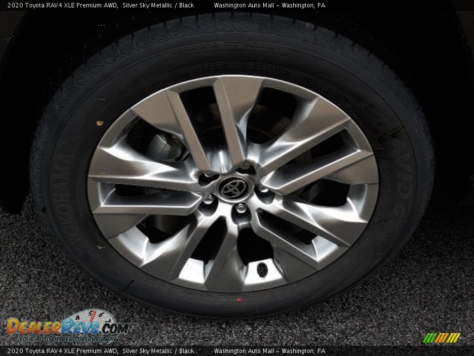2020 Toyota RAV4 XLE Premium AWD Silver Sky Metallic / Black Photo #20