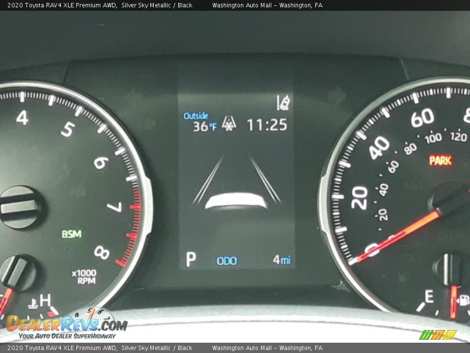 2020 Toyota RAV4 XLE Premium AWD Silver Sky Metallic / Black Photo #22