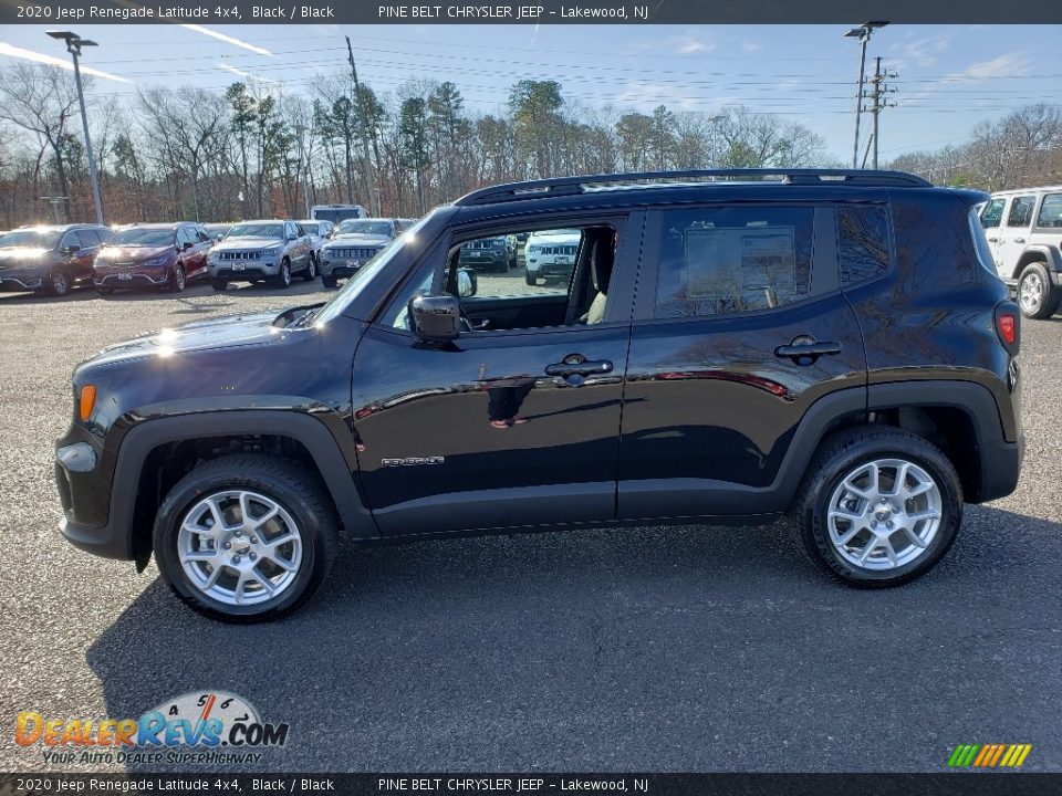 2020 Jeep Renegade Latitude 4x4 Black / Black Photo #3