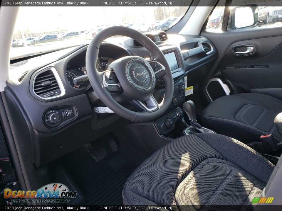 2020 Jeep Renegade Latitude 4x4 Black / Black Photo #7