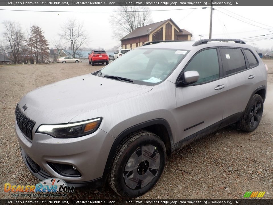 2020 Jeep Cherokee Latitude Plus 4x4 Billet Silver Metallic / Black Photo #1