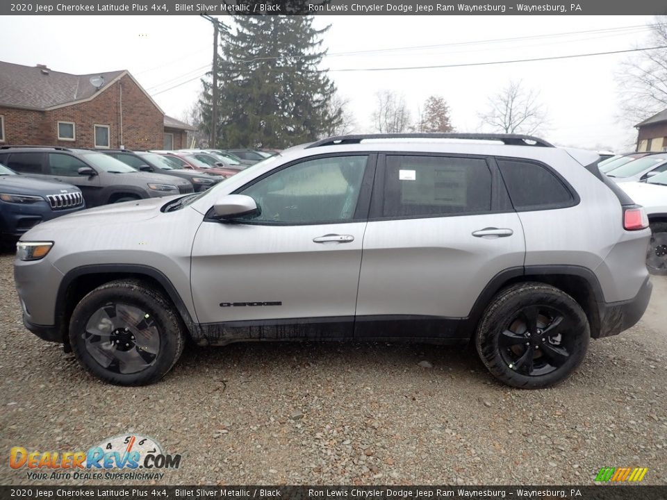 2020 Jeep Cherokee Latitude Plus 4x4 Billet Silver Metallic / Black Photo #2