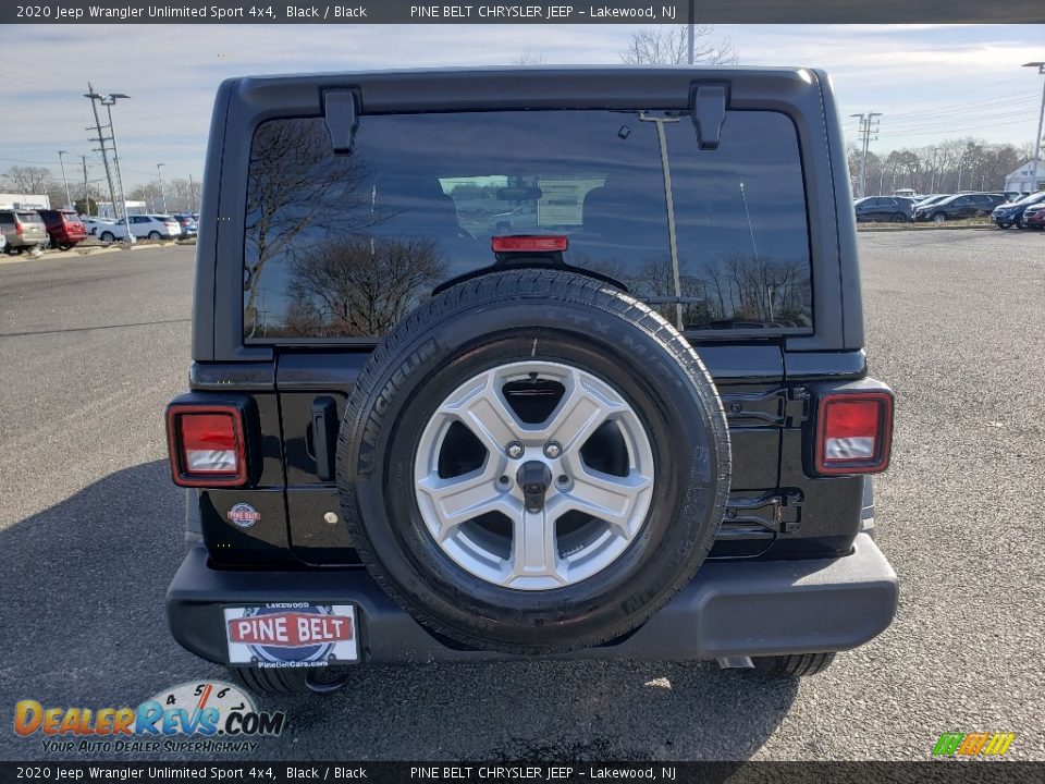 2020 Jeep Wrangler Unlimited Sport 4x4 Black / Black Photo #5