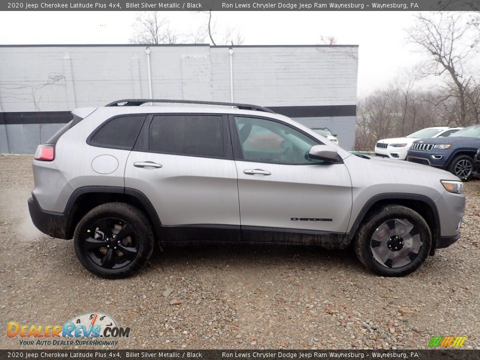 2020 Jeep Cherokee Latitude Plus 4x4 Billet Silver Metallic / Black Photo #6