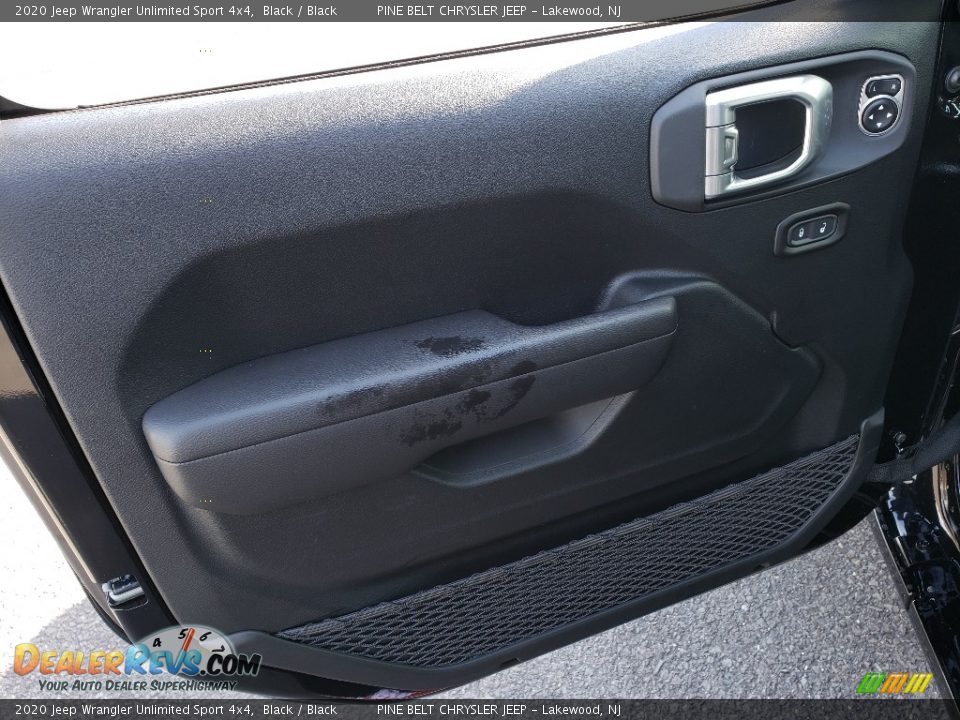 2020 Jeep Wrangler Unlimited Sport 4x4 Black / Black Photo #8