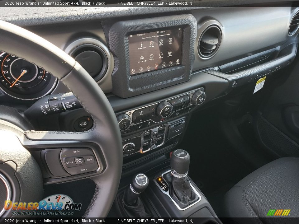 2020 Jeep Wrangler Unlimited Sport 4x4 Black / Black Photo #10