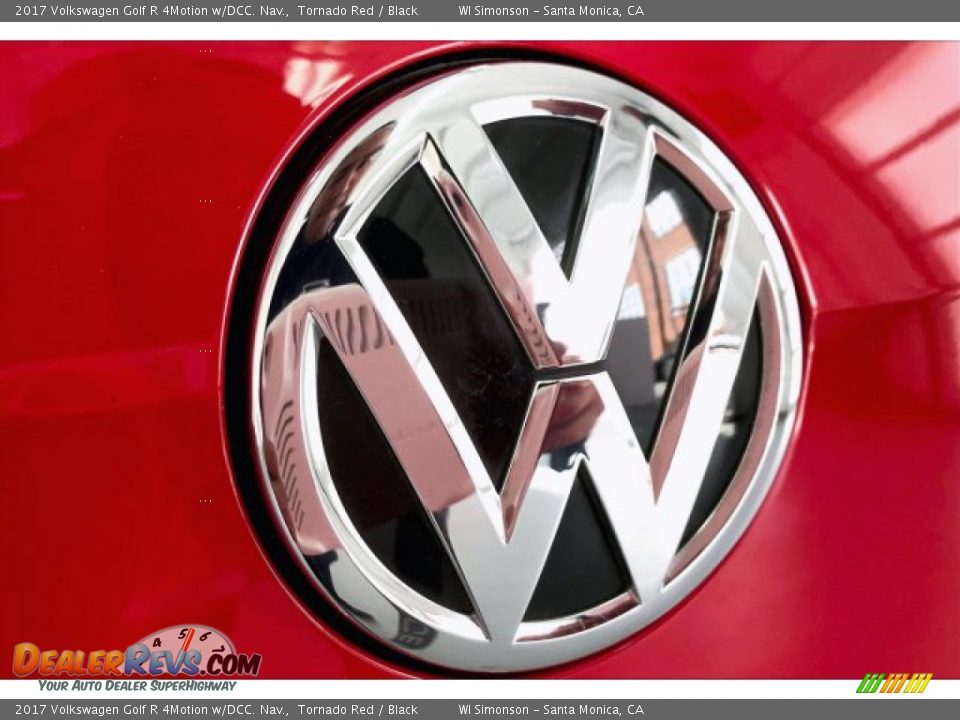 2017 Volkswagen Golf R 4Motion w/DCC. Nav. Tornado Red / Black Photo #7