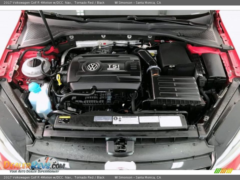 2017 Volkswagen Golf R 4Motion w/DCC. Nav. 2.0 Liter FSI Turbocharged DOHC 16-Valve VVT 4 Cylinder Engine Photo #9
