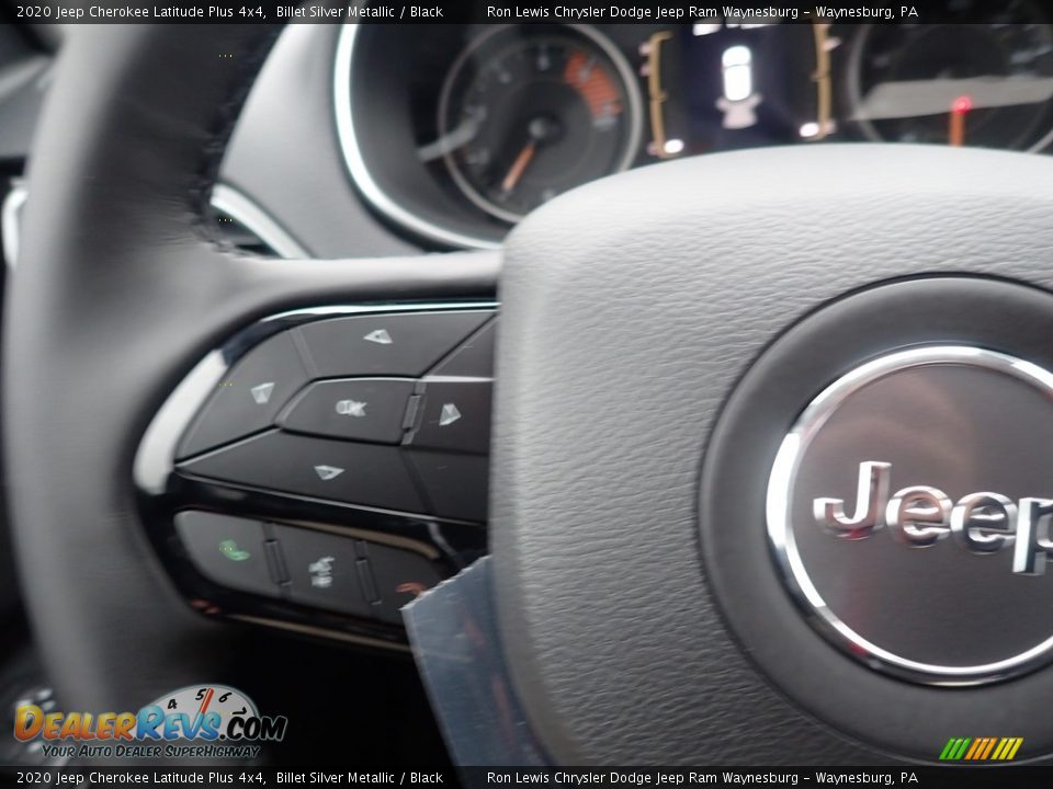 2020 Jeep Cherokee Latitude Plus 4x4 Billet Silver Metallic / Black Photo #19