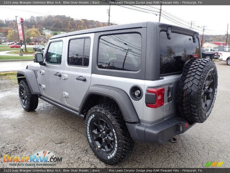 2020 Jeep Wrangler Unlimited Willys 4x4 Billet Silver Metallic / Black Photo #3