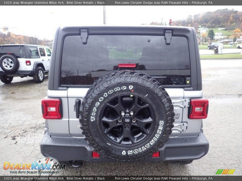 2020 Jeep Wrangler Unlimited Willys 4x4 Billet Silver Metallic / Black Photo #4