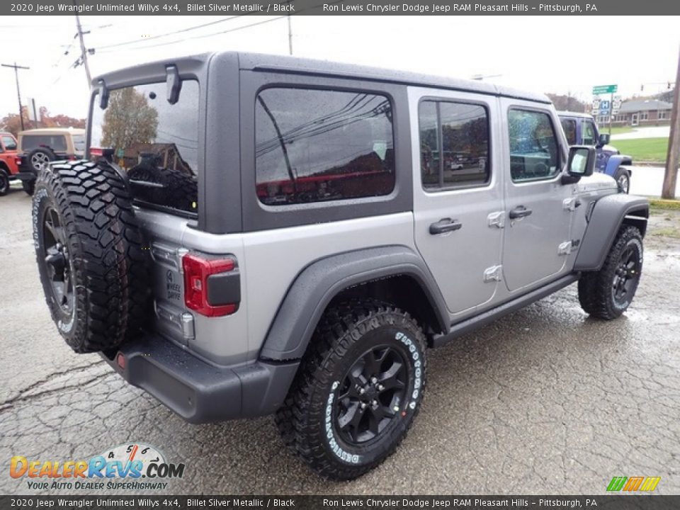 2020 Jeep Wrangler Unlimited Willys 4x4 Billet Silver Metallic / Black Photo #5