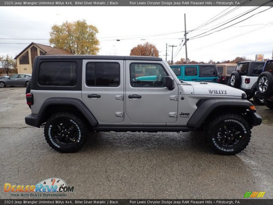 2020 Jeep Wrangler Unlimited Willys 4x4 Billet Silver Metallic / Black Photo #6