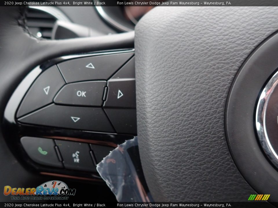 2020 Jeep Cherokee Latitude Plus 4x4 Steering Wheel Photo #19