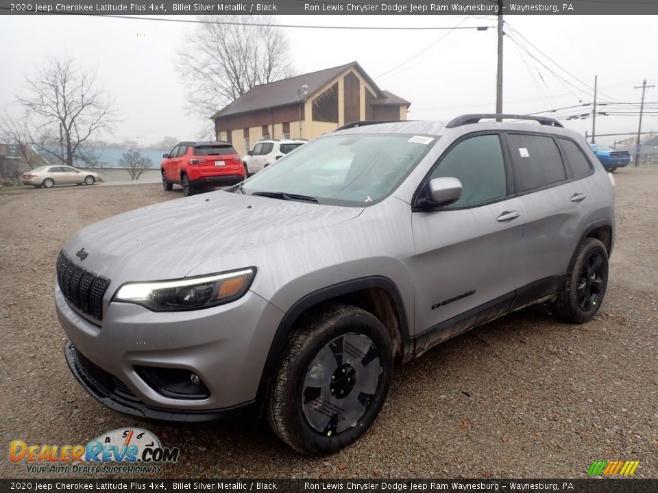2020 Jeep Cherokee Latitude Plus 4x4 Billet Silver Metallic / Black Photo #1