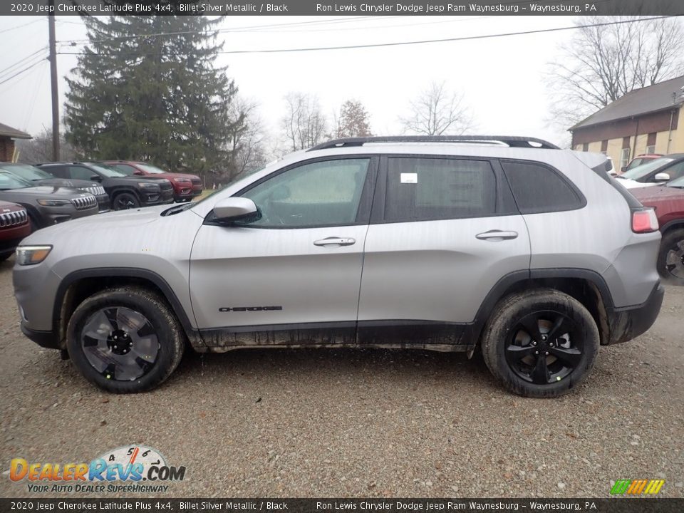 2020 Jeep Cherokee Latitude Plus 4x4 Billet Silver Metallic / Black Photo #2
