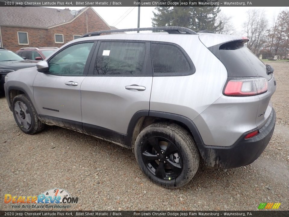 2020 Jeep Cherokee Latitude Plus 4x4 Billet Silver Metallic / Black Photo #3