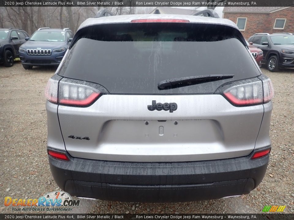 2020 Jeep Cherokee Latitude Plus 4x4 Billet Silver Metallic / Black Photo #4