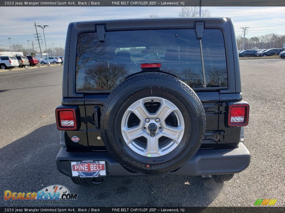 2020 Jeep Wrangler Unlimited Sport 4x4 Black / Black Photo #5