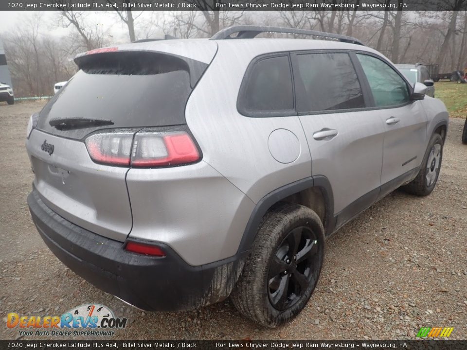 2020 Jeep Cherokee Latitude Plus 4x4 Billet Silver Metallic / Black Photo #5