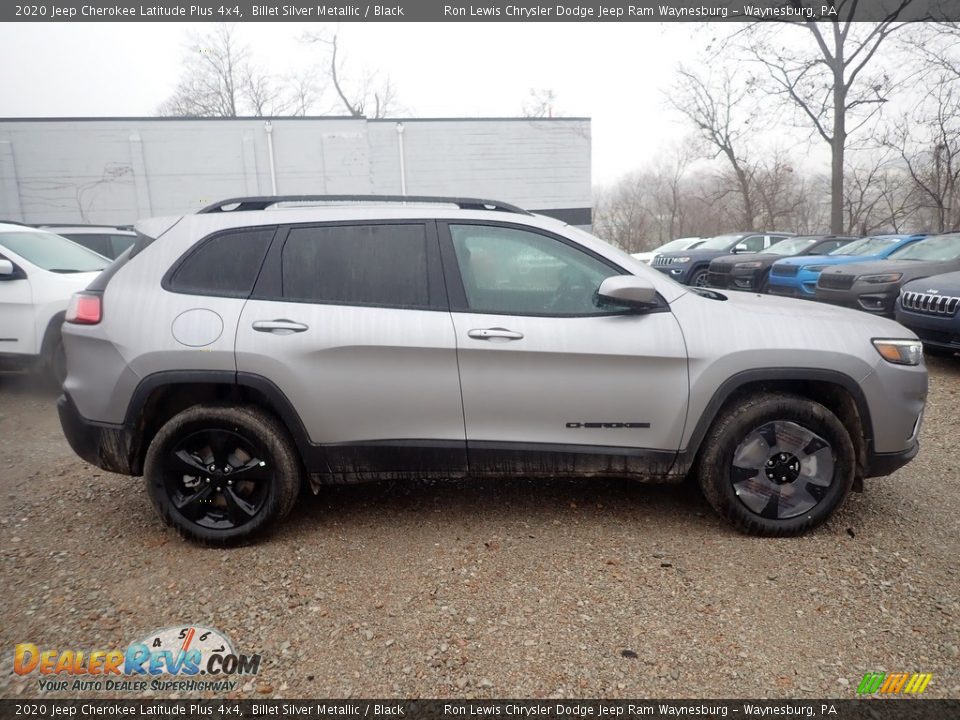 2020 Jeep Cherokee Latitude Plus 4x4 Billet Silver Metallic / Black Photo #6