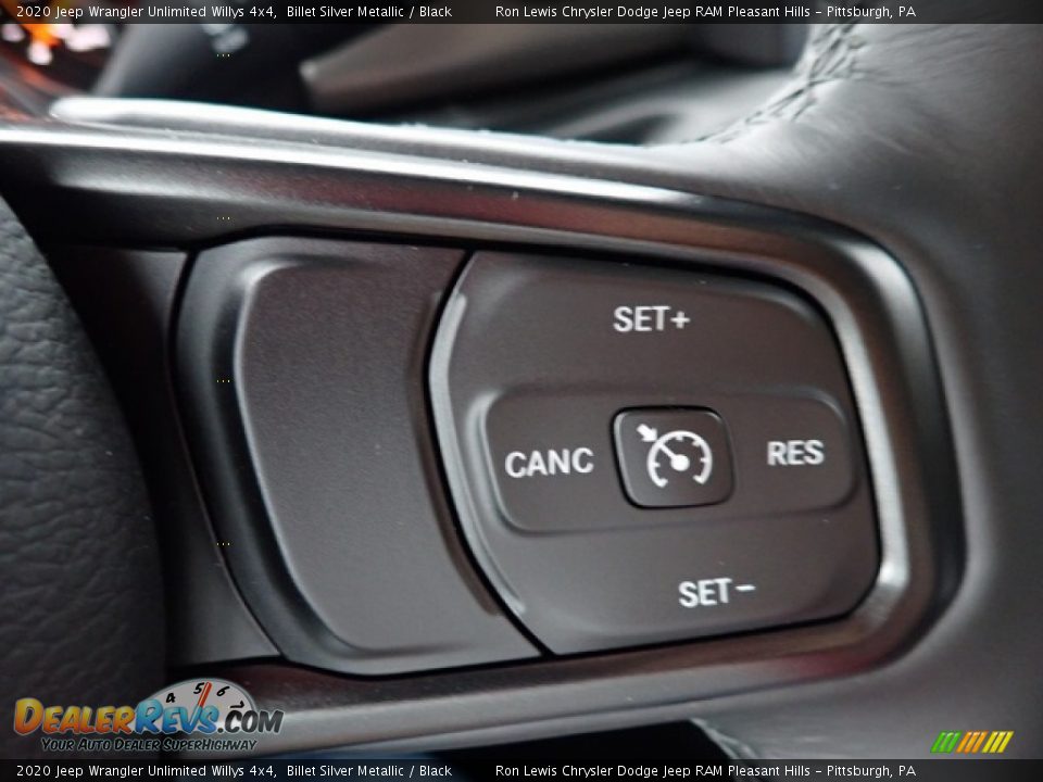 2020 Jeep Wrangler Unlimited Willys 4x4 Billet Silver Metallic / Black Photo #18