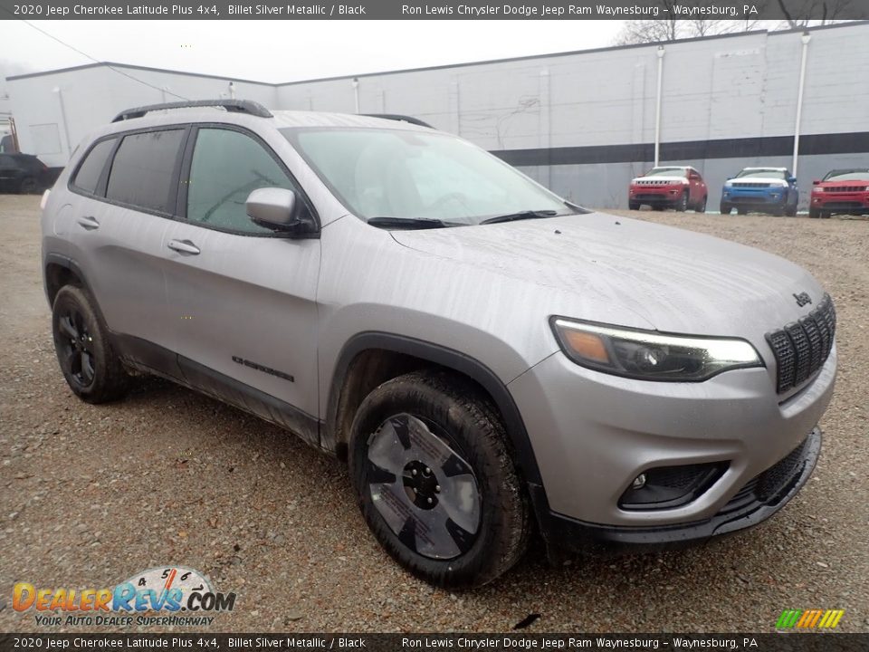 2020 Jeep Cherokee Latitude Plus 4x4 Billet Silver Metallic / Black Photo #7