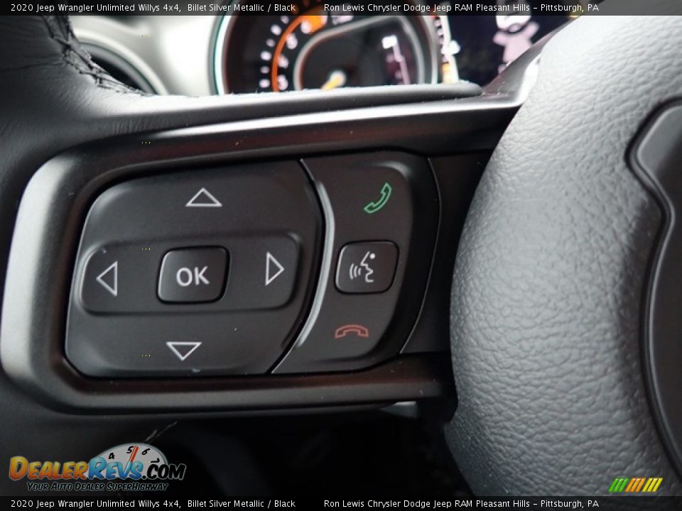 2020 Jeep Wrangler Unlimited Willys 4x4 Billet Silver Metallic / Black Photo #19