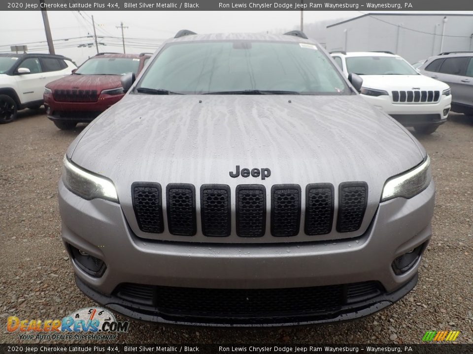 2020 Jeep Cherokee Latitude Plus 4x4 Billet Silver Metallic / Black Photo #8