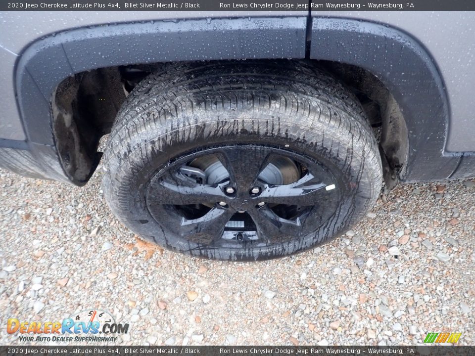 2020 Jeep Cherokee Latitude Plus 4x4 Billet Silver Metallic / Black Photo #9