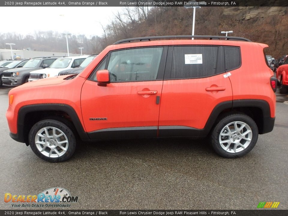 2020 Jeep Renegade Latitude 4x4 Omaha Orange / Black Photo #2