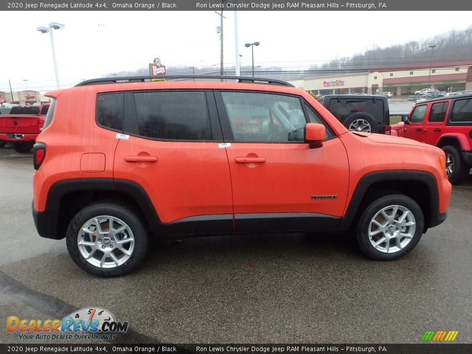 2020 Jeep Renegade Latitude 4x4 Omaha Orange / Black Photo #6