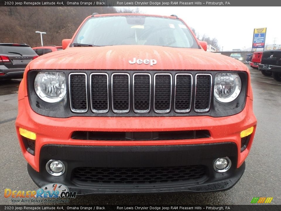 2020 Jeep Renegade Latitude 4x4 Omaha Orange / Black Photo #8