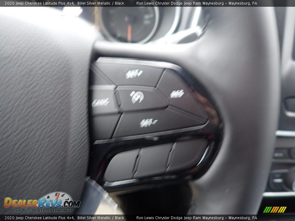2020 Jeep Cherokee Latitude Plus 4x4 Billet Silver Metallic / Black Photo #18