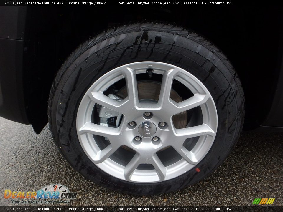 2020 Jeep Renegade Latitude 4x4 Omaha Orange / Black Photo #9