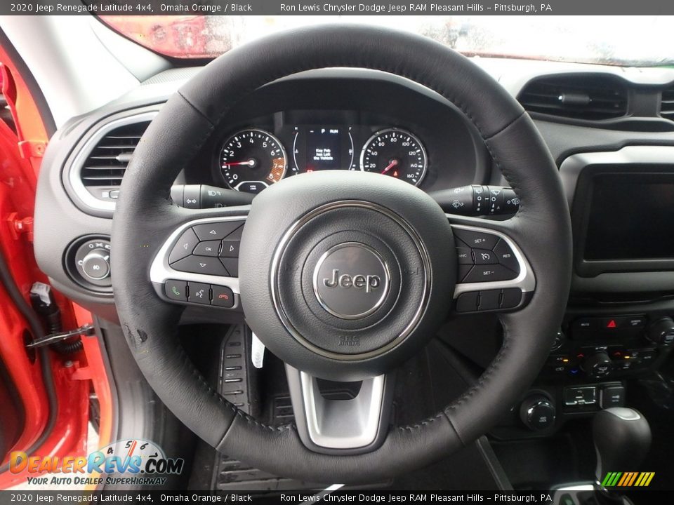 2020 Jeep Renegade Latitude 4x4 Omaha Orange / Black Photo #13